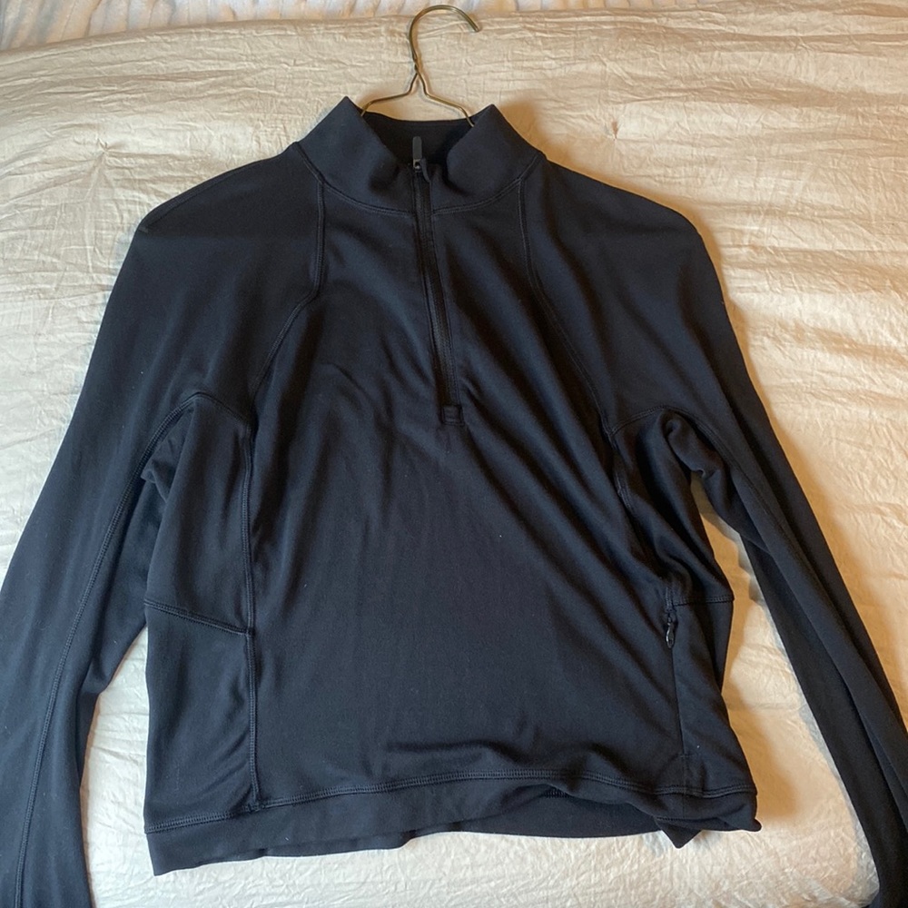 lululemon athletica Black Quarter-Zip Pullover